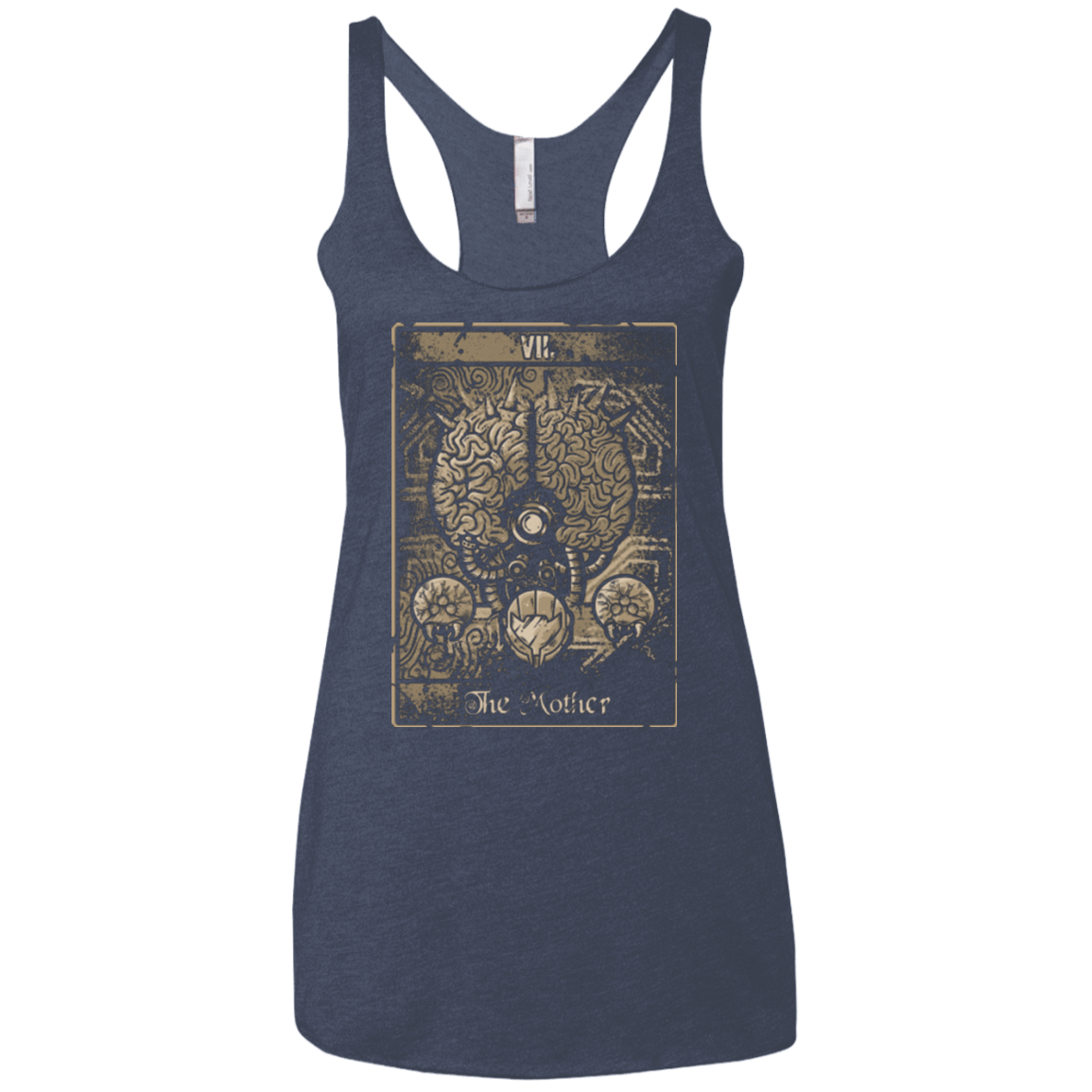 T-Shirts Vintage Navy / X-Small THE MOTHER Women's Triblend Racerback Tank