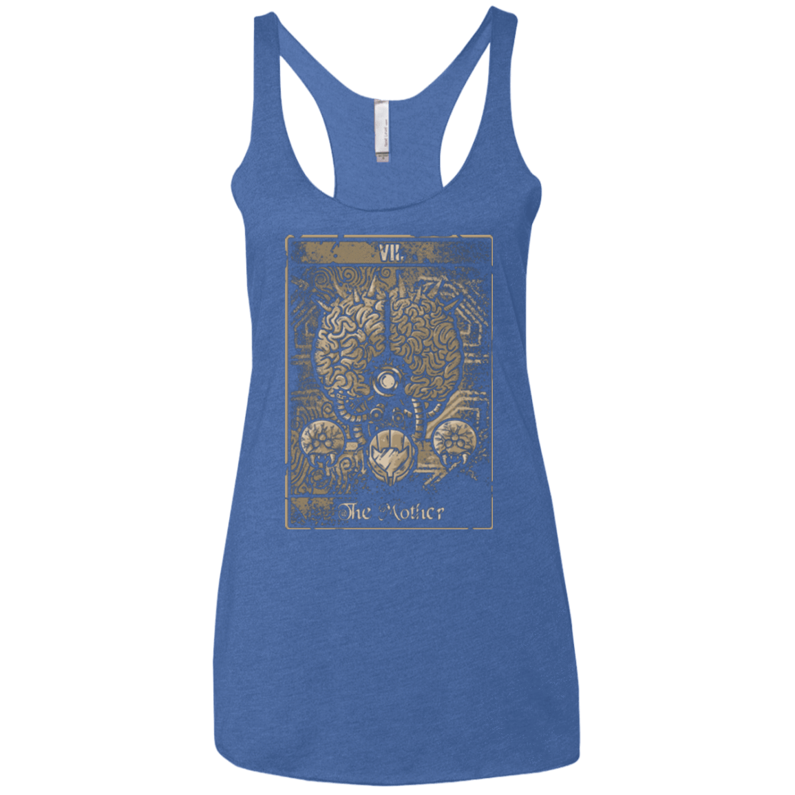 T-Shirts Vintage Royal / X-Small THE MOTHER Women's Triblend Racerback Tank