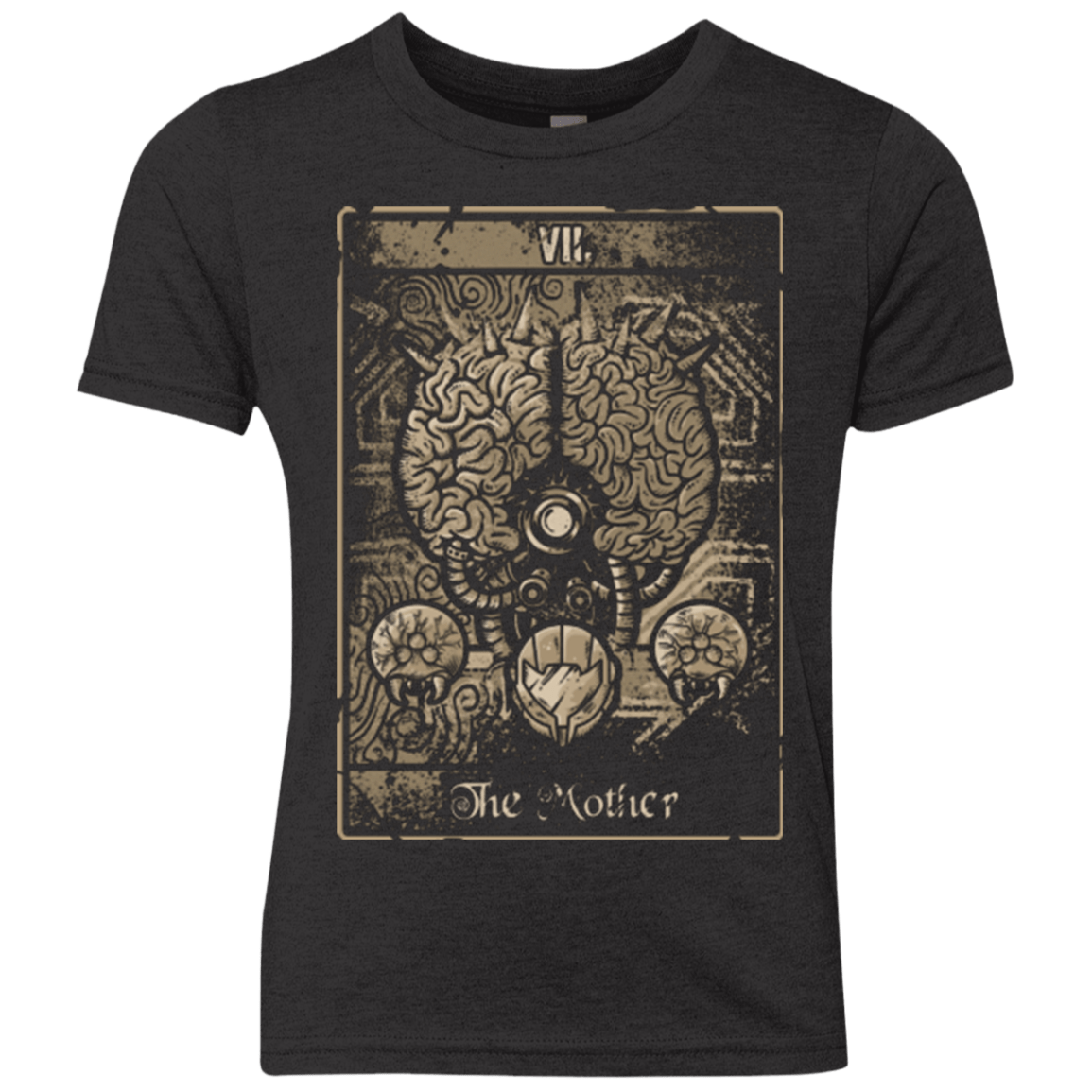 T-Shirts Vintage Black / YXS THE MOTHER Youth Triblend T-Shirt