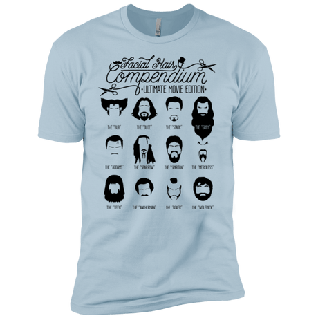 T-Shirts Light Blue / YXS The Movie Facial Hair Compendium Boys Premium T-Shirt