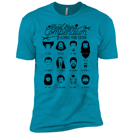 T-Shirts Turquoise / YXS The Movie Facial Hair Compendium Boys Premium T-Shirt