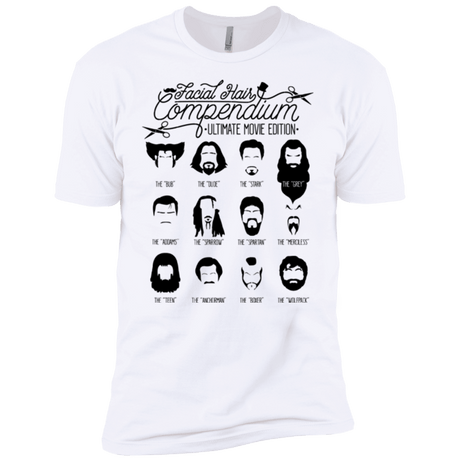 T-Shirts White / YXS The Movie Facial Hair Compendium Boys Premium T-Shirt