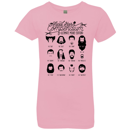 T-Shirts Light Pink / YXS The Movie Facial Hair Compendium Girls Premium T-Shirt