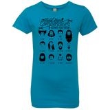 T-Shirts Turquoise / YXS The Movie Facial Hair Compendium Girls Premium T-Shirt