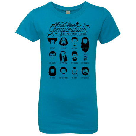 T-Shirts Turquoise / YXS The Movie Facial Hair Compendium Girls Premium T-Shirt