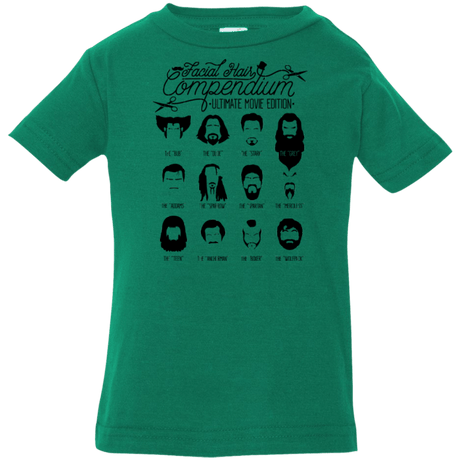 T-Shirts Kelly / 6 Months The Movie Facial Hair Compendium Infant Premium T-Shirt