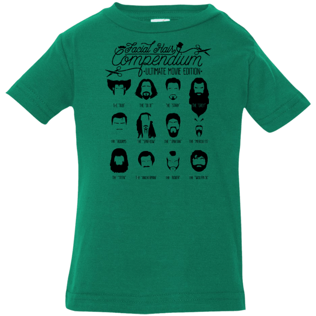 T-Shirts Kelly / 6 Months The Movie Facial Hair Compendium Infant Premium T-Shirt