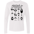 T-Shirts White / Small The Movie Facial Hair Compendium Men's Premium Long Sleeve