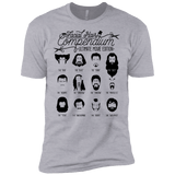 T-Shirts Heather Grey / X-Small The Movie Facial Hair Compendium Men's Premium T-Shirt