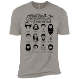 T-Shirts Light Grey / X-Small The Movie Facial Hair Compendium Men's Premium T-Shirt