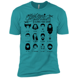 T-Shirts Tahiti Blue / X-Small The Movie Facial Hair Compendium Men's Premium T-Shirt