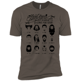T-Shirts Warm Grey / X-Small The Movie Facial Hair Compendium Men's Premium T-Shirt