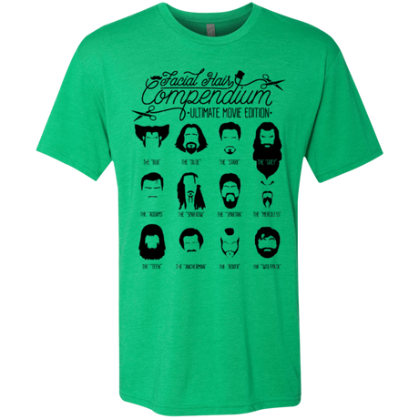 T-Shirts Envy / Small The Movie Facial Hair Compendium Men's Triblend T-Shirt