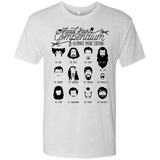 T-Shirts Heather White / Small The Movie Facial Hair Compendium Men's Triblend T-Shirt