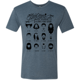 T-Shirts Indigo / Small The Movie Facial Hair Compendium Men's Triblend T-Shirt