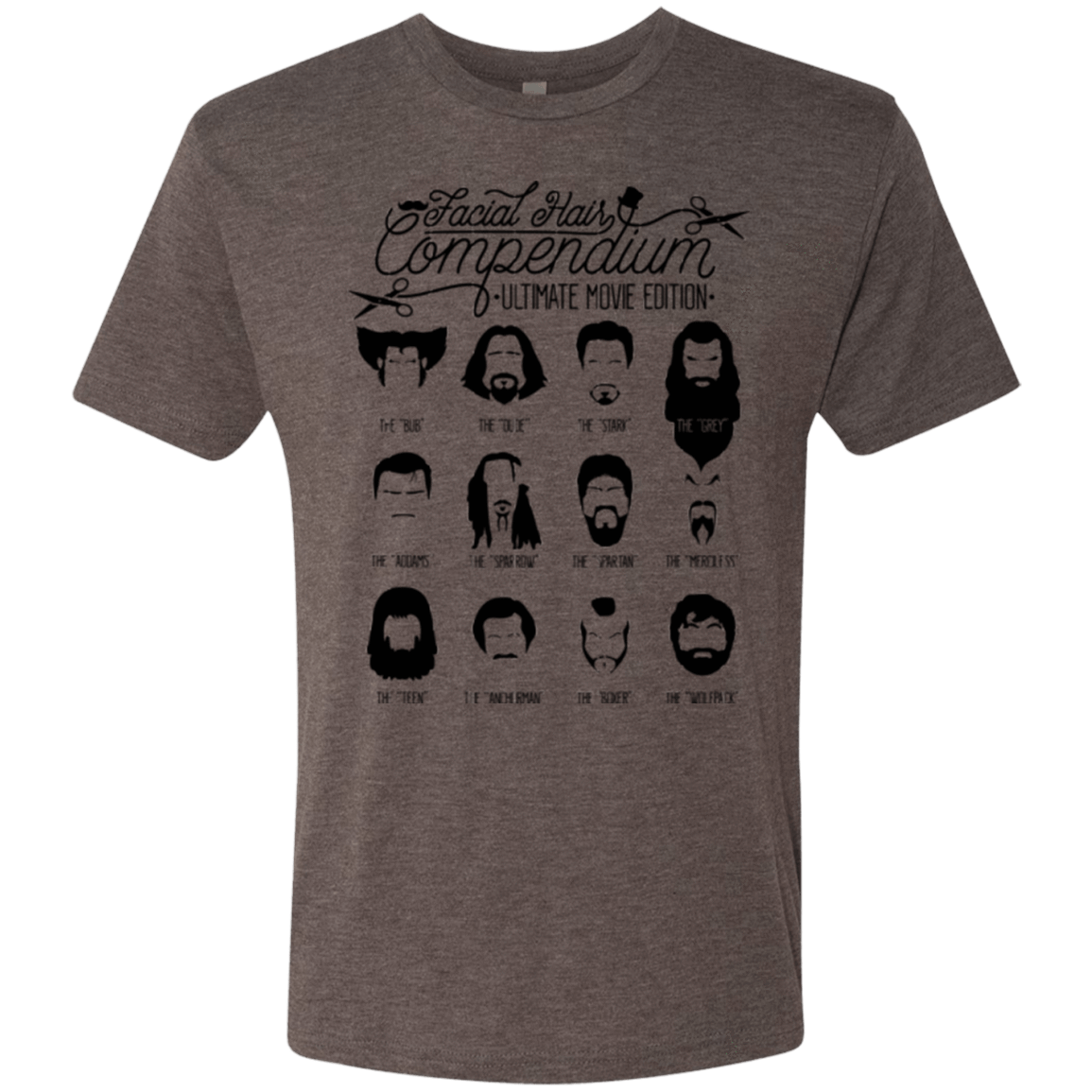 T-Shirts Macchiato / Small The Movie Facial Hair Compendium Men's Triblend T-Shirt