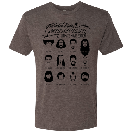 T-Shirts Macchiato / Small The Movie Facial Hair Compendium Men's Triblend T-Shirt