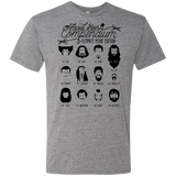 T-Shirts Premium Heather / Small The Movie Facial Hair Compendium Men's Triblend T-Shirt