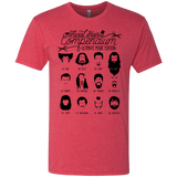 T-Shirts Vintage Red / Small The Movie Facial Hair Compendium Men's Triblend T-Shirt