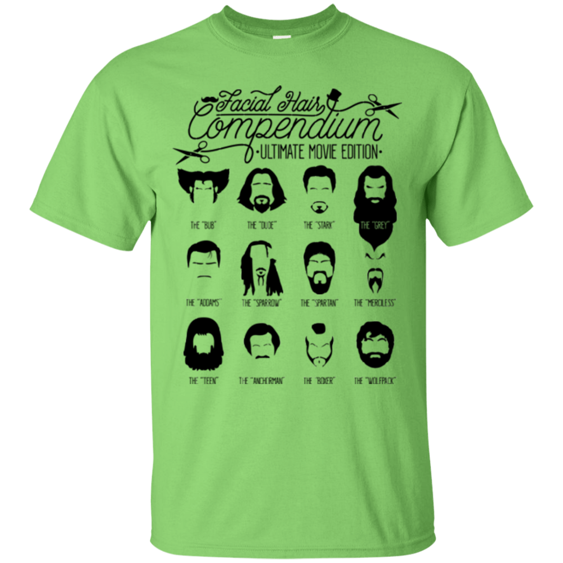 The Movie Facial Hair Compendium T-Shirt
