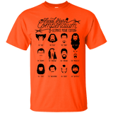 T-Shirts Orange / Small The Movie Facial Hair Compendium T-Shirt