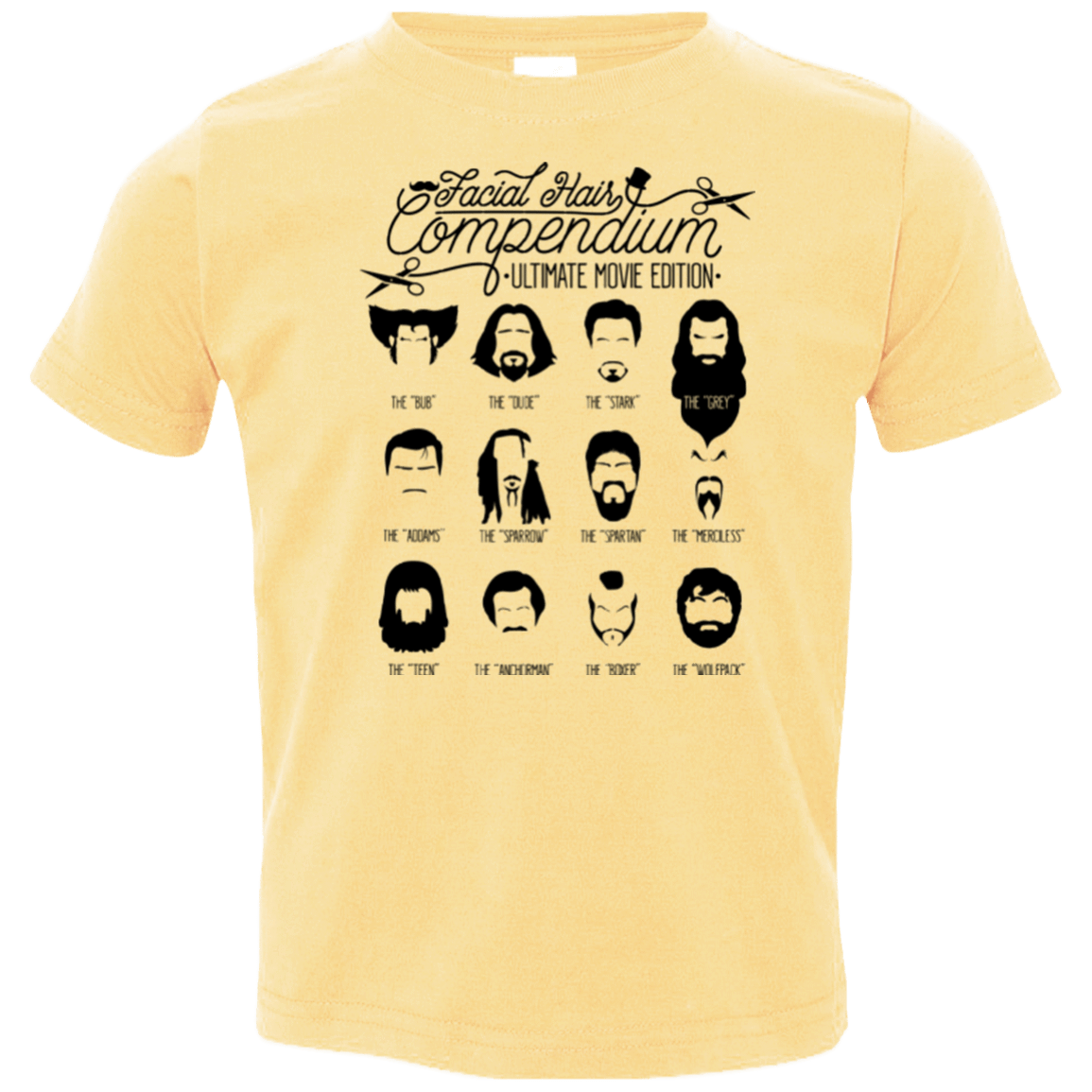 T-Shirts Butter / 2T The Movie Facial Hair Compendium Toddler Premium T-Shirt