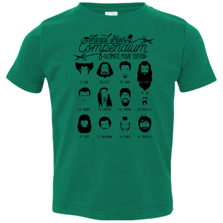 T-Shirts Kelly / 2T The Movie Facial Hair Compendium Toddler Premium T-Shirt