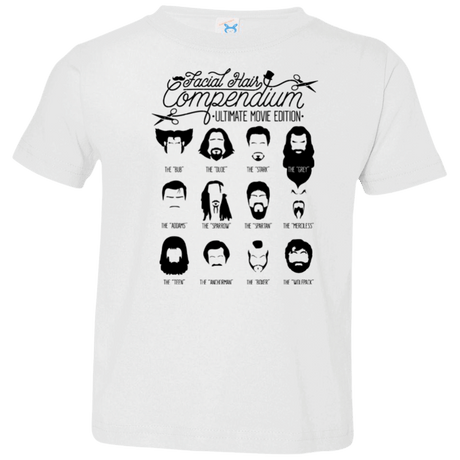 T-Shirts White / 2T The Movie Facial Hair Compendium Toddler Premium T-Shirt