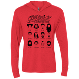 T-Shirts Vintage Red / X-Small The Movie Facial Hair Compendium Triblend Long Sleeve Hoodie Tee