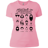 T-Shirts Light Pink / X-Small The Movie Facial Hair Compendium Women's Premium T-Shirt