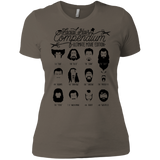 T-Shirts Warm Grey / X-Small The Movie Facial Hair Compendium Women's Premium T-Shirt