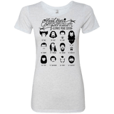 T-Shirts Heather White / Small The Movie Facial Hair Compendium Women's Triblend T-Shirt