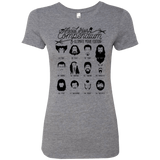 T-Shirts Premium Heather / Small The Movie Facial Hair Compendium Women's Triblend T-Shirt