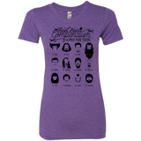 T-Shirts Purple Rush / Small The Movie Facial Hair Compendium Women's Triblend T-Shirt