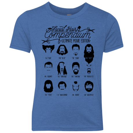 T-Shirts Vintage Royal / YXS The Movie Facial Hair Compendium Youth Triblend T-Shirt