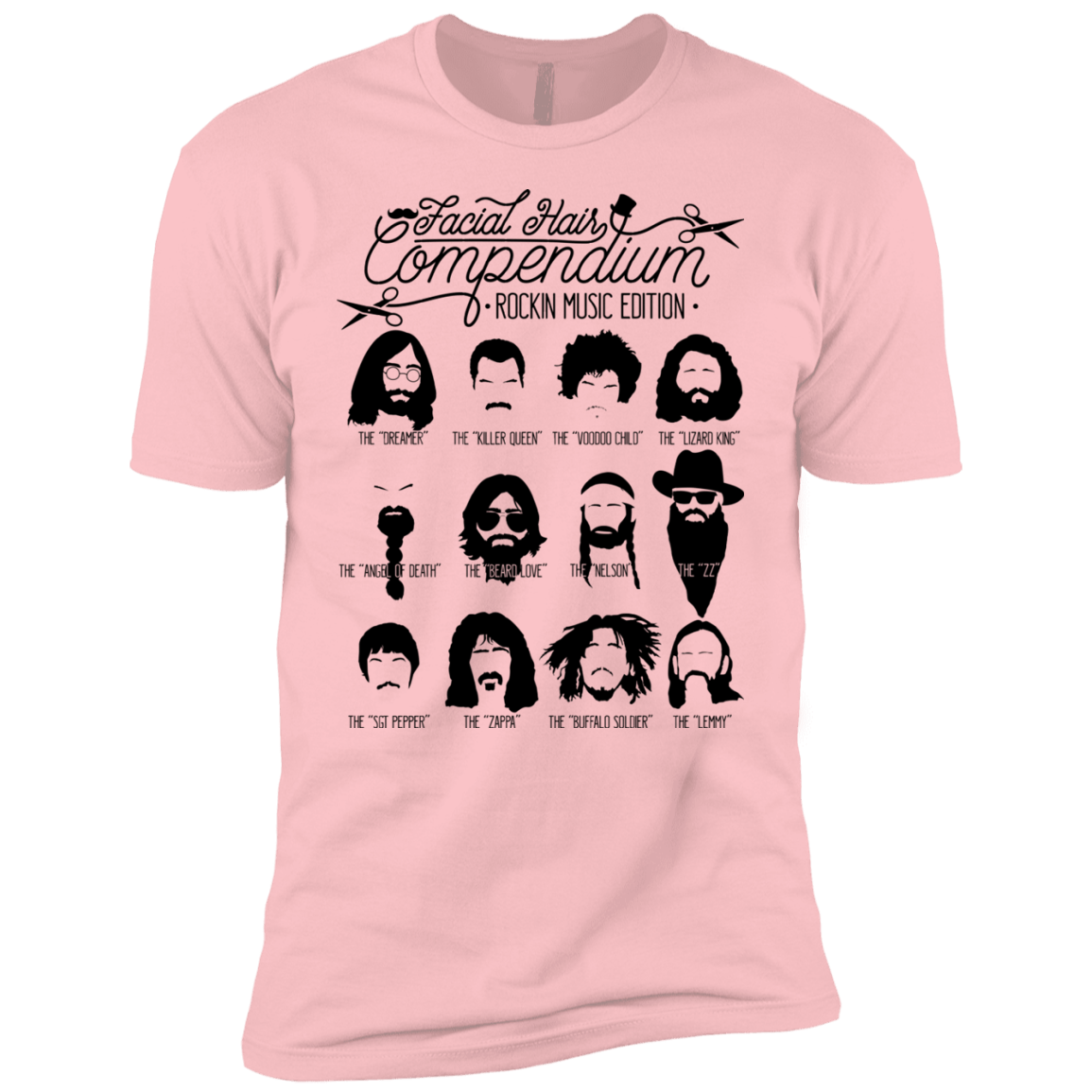 The Music Facial Hair Compendium Boys Premium T-Shirt