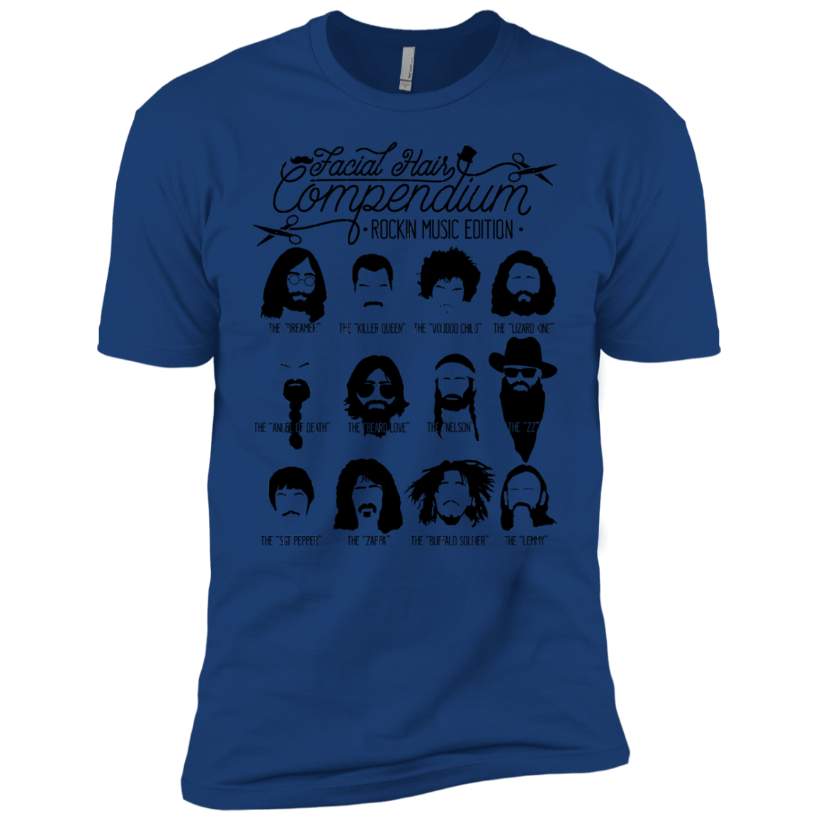 The Music Facial Hair Compendium Boys Premium T-Shirt