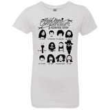 T-Shirts White / YXS The Music Facial Hair Compendium Girls Premium T-Shirt