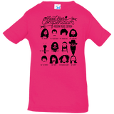 T-Shirts Hot Pink / 6 Months The Music Facial Hair Compendium Infant Premium T-Shirt