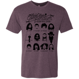 T-Shirts Vintage Purple / S The Music Facial Hair Compendium Men's Triblend T-Shirt