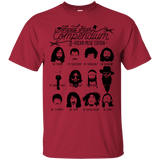 T-Shirts Cardinal / S The Music Facial Hair Compendium T-Shirt