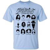 T-Shirts Light Blue / S The Music Facial Hair Compendium T-Shirt