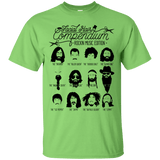 T-Shirts Lime / S The Music Facial Hair Compendium T-Shirt