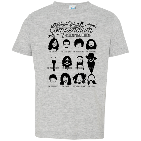 The Music Facial Hair Compendium Toddler Premium T-Shirt