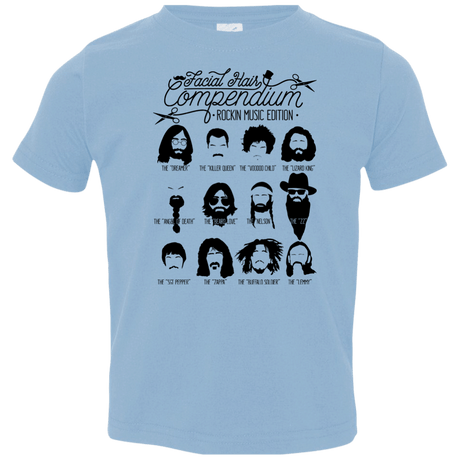 The Music Facial Hair Compendium Toddler Premium T-Shirt