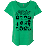The Music Facial Hair Compendium Triblend Dolman Sleeve