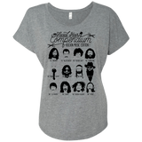 The Music Facial Hair Compendium Triblend Dolman Sleeve