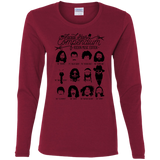 T-Shirts Cardinal / S The Music Facial Hair Compendium Women's Long Sleeve T-Shirt
