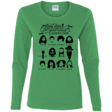 T-Shirts Irish Green / S The Music Facial Hair Compendium Women's Long Sleeve T-Shirt