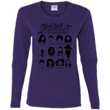 T-Shirts Purple / S The Music Facial Hair Compendium Women's Long Sleeve T-Shirt